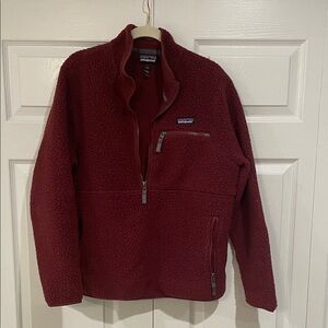 Patagonia Burgundy Fleece Jacket